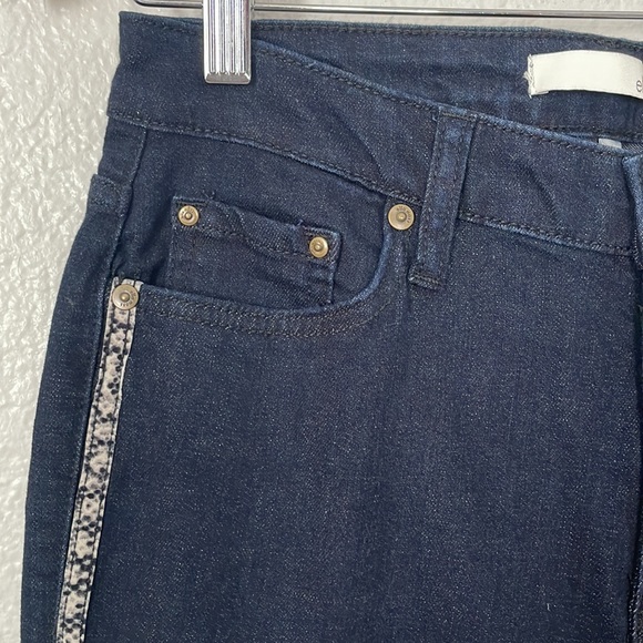 ELLA MOSS Snakeskin Detail Denim Jeans | Size 8 - Picture 6 of 11